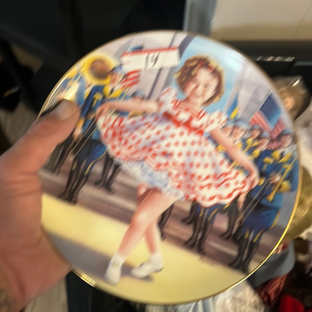 Shirley Temple by the Danberry mint plate number 07426